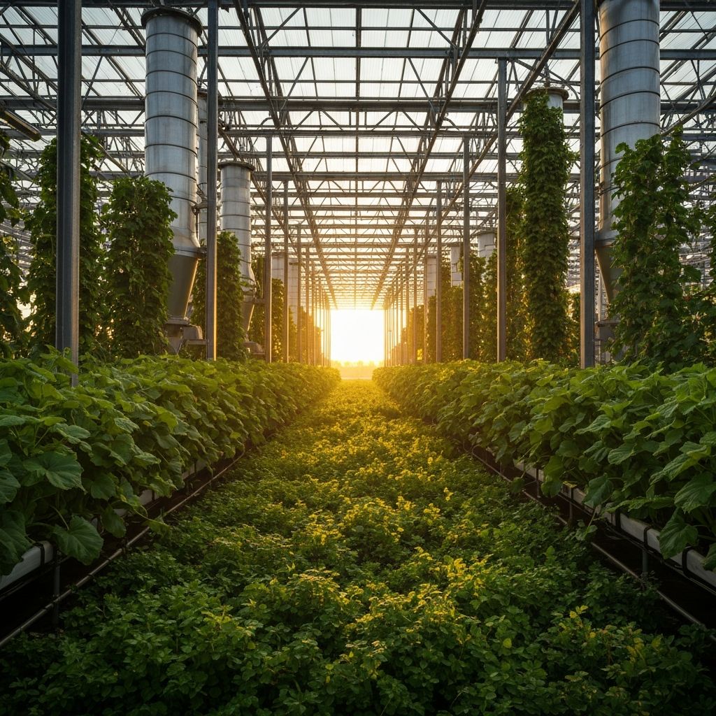 Natural elements integrated with industrial design symbolizing logical approach to nutrition